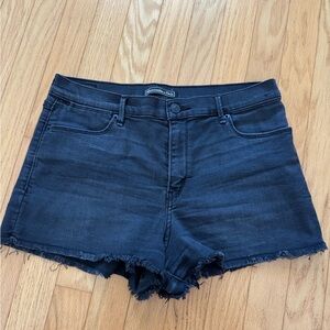 Black Denim Women's Shorts